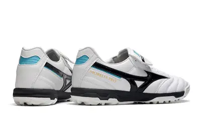Mizuno Morelia Sala Classic TF - White/Midnight Black/Turquoise Blue