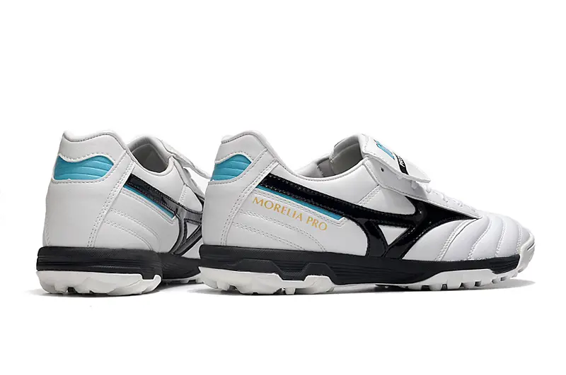 Mizuno Morelia Sala Classic TF - White/Midnight Black/Turquoise Blue