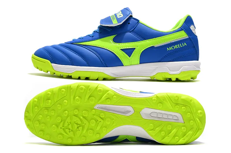 Mizuno Morelia Sala Classic TF - Blue/Electric Lime/Blue