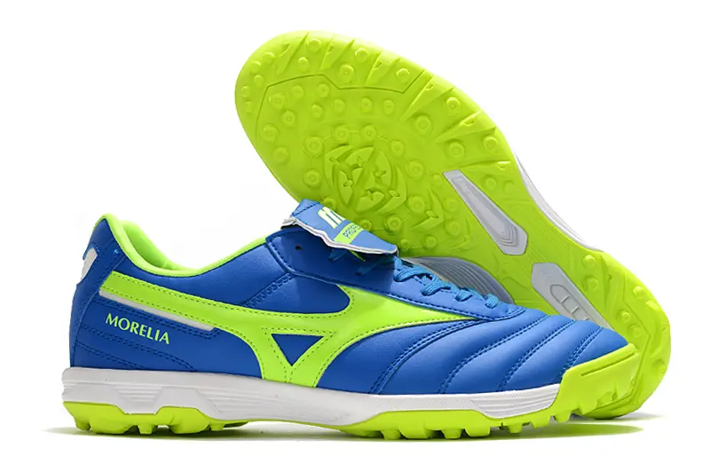 Mizuno Morelia Sala Classic TF - Blue/Electric Lime/Blue