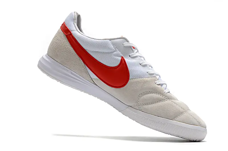 Nike Premier 2 Sala IC - White/Fiery Red/Soft Grey