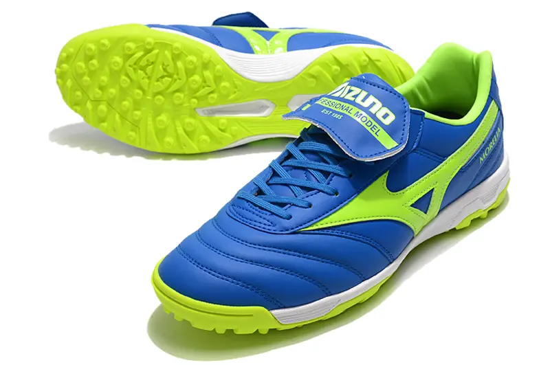 Mizuno Morelia Sala Classic TF - Blue/Electric Lime/Blue