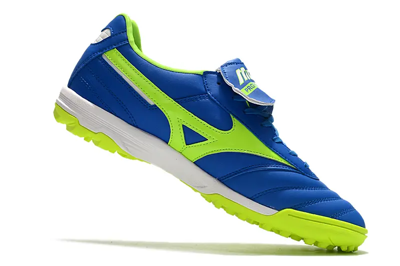 Mizuno Morelia Sala Classic TF - Blue/Electric Lime/Blue