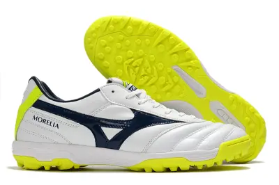 Mizuno Morelia Sala Classic TF - White/Neon Yellow/Navy Blue