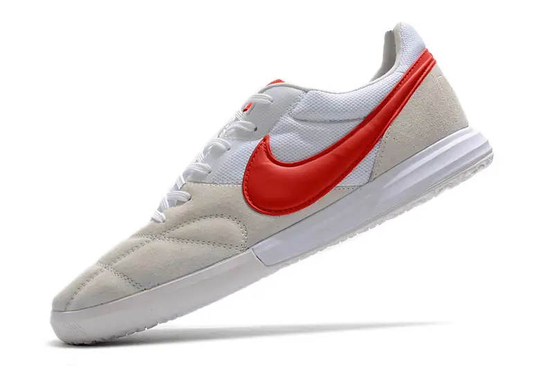 Nike Premier 2 Sala IC - White/Fiery Red/Soft Grey