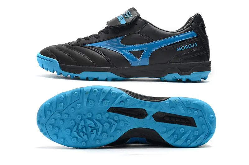 Mizuno Morelia Sala Classic TF - Black/Electric Blue/Shiny Black