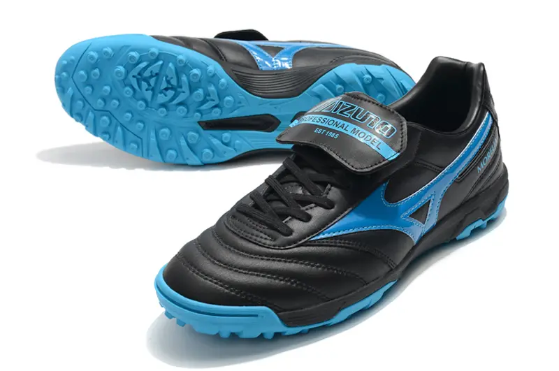 Mizuno Morelia Sala Classic TF - Black/Electric Blue/Shiny Black