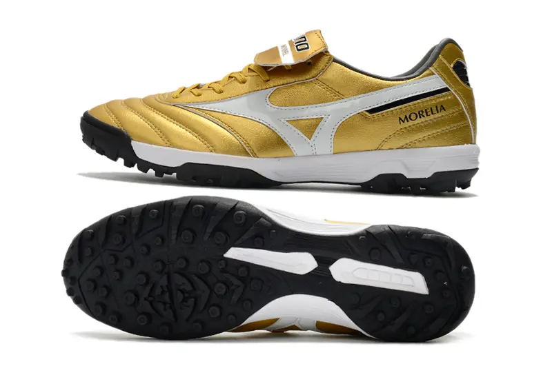 Mizuno Morelia Sala Classic TF - Gold/Shiny Gold/Classic White