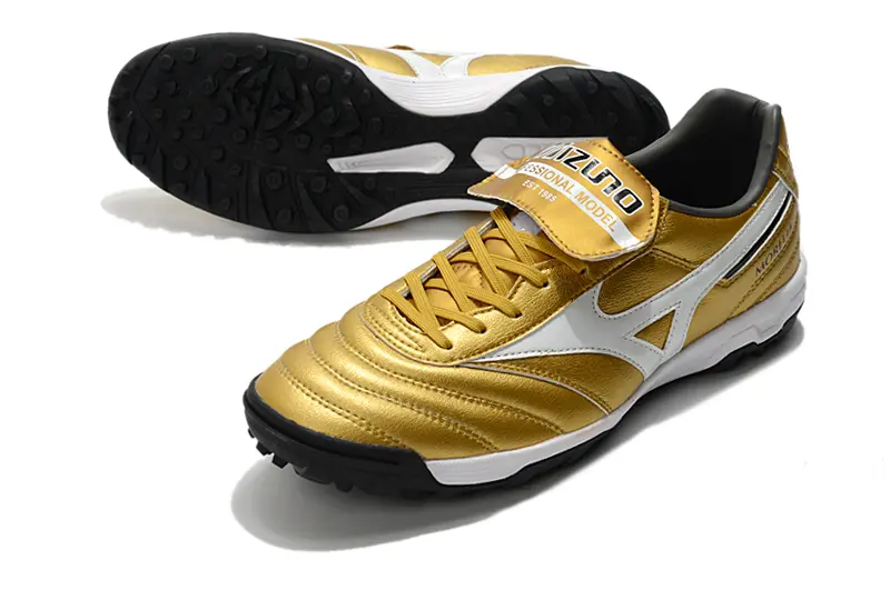 Mizuno Morelia Sala Classic TF - Gold/Shiny Gold/Classic White