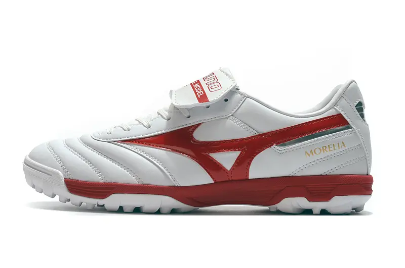 Mizuno Morelia Sala Classic TF - White/Crimson Red/Classic White