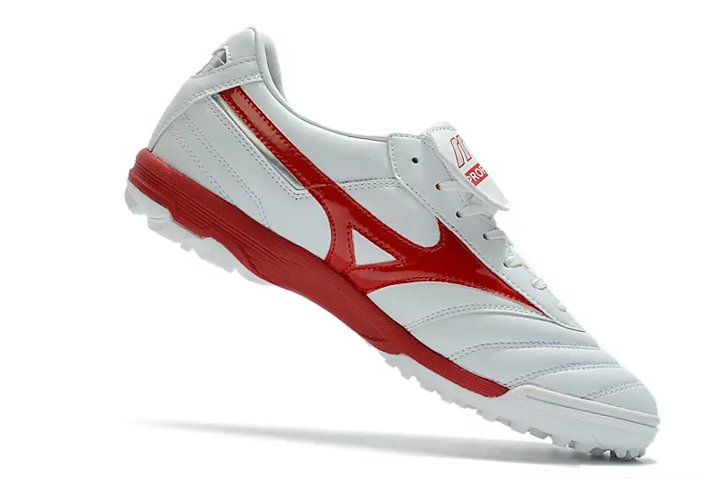 Mizuno Morelia Sala Classic TF - White/Crimson Red/Classic White