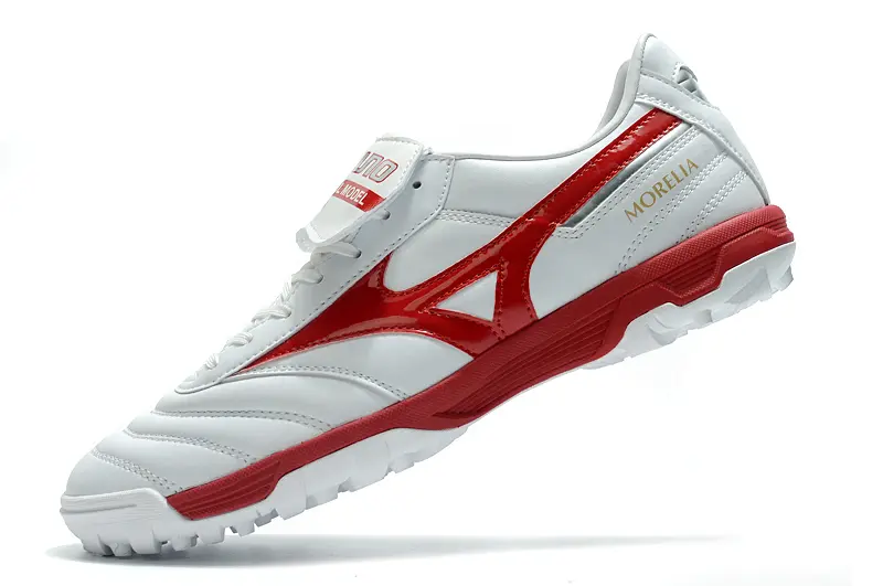 Mizuno Morelia Sala Classic TF - White/Crimson Red/Classic White