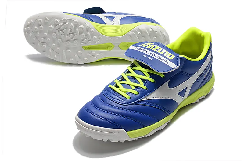 Mizuno Morelia Sala Classic TF - Blue/Neon Green/White