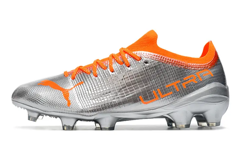 Puma Ultra 1.3 FG - Silver/Vibrant Orange/Metallic Silver