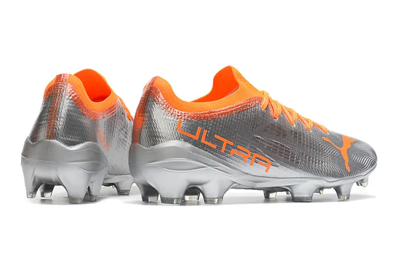 Puma Ultra 1.3 FG - Silver/Vibrant Orange/Metallic Silver