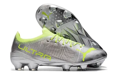 Puma Ultra 1.3 FG - Silver/Lime Green/Metallic Silver