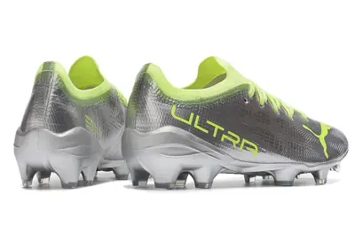 Puma Ultra 1.3 FG - Silver/Lime Green/Metallic Silver