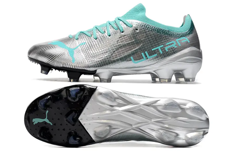 Puma Ultra 1.3 FG - Silver/Aqua Breeze/Metallic Silver