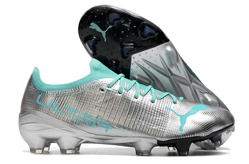 Puma Ultra 1.3 FG - Silver/Aqua Breeze/Metallic Silver