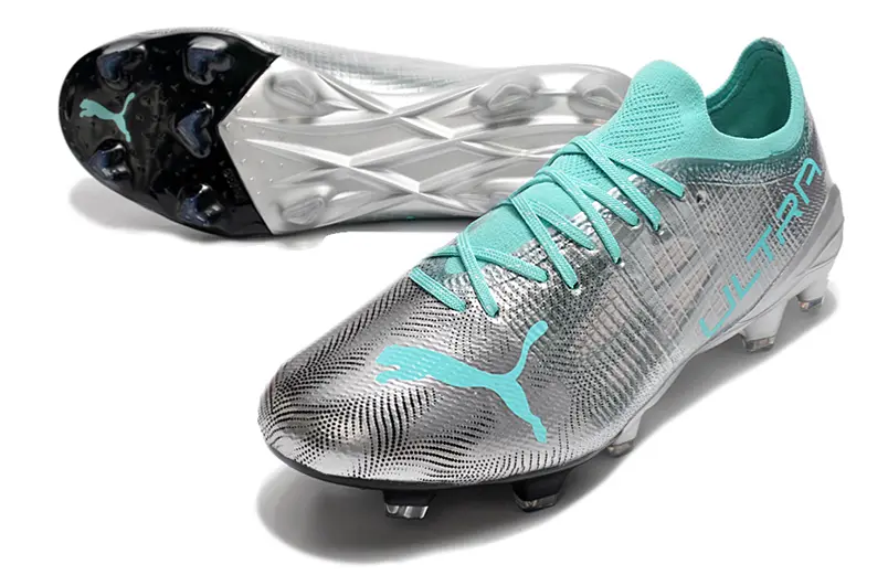 Puma Ultra 1.3 FG - Silver/Aqua Breeze/Metallic Silver