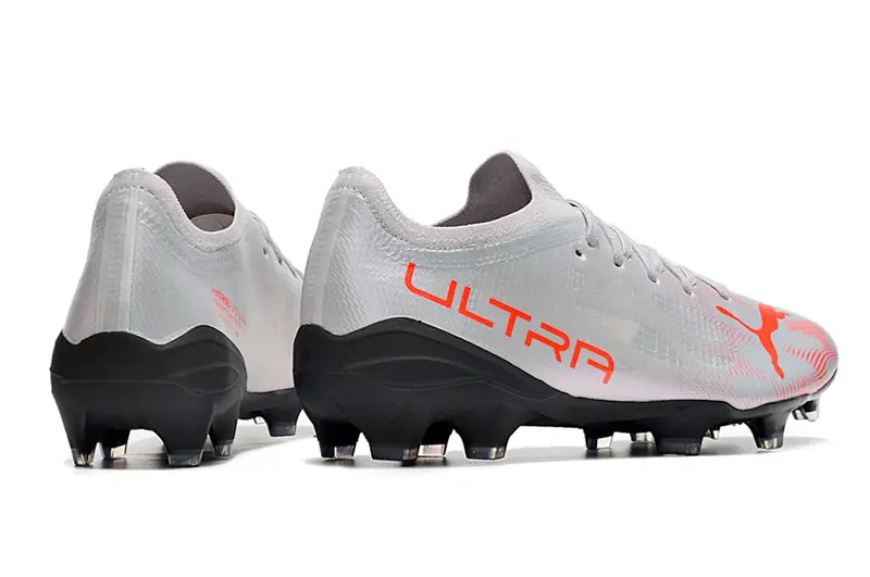 Puma Ultra 1.3 FG - Silver/Bright Red/Sleek Black