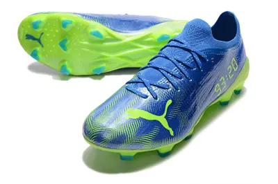 Puma Ultra 1.3 FG - Blue/Electric Green/Neon Blue