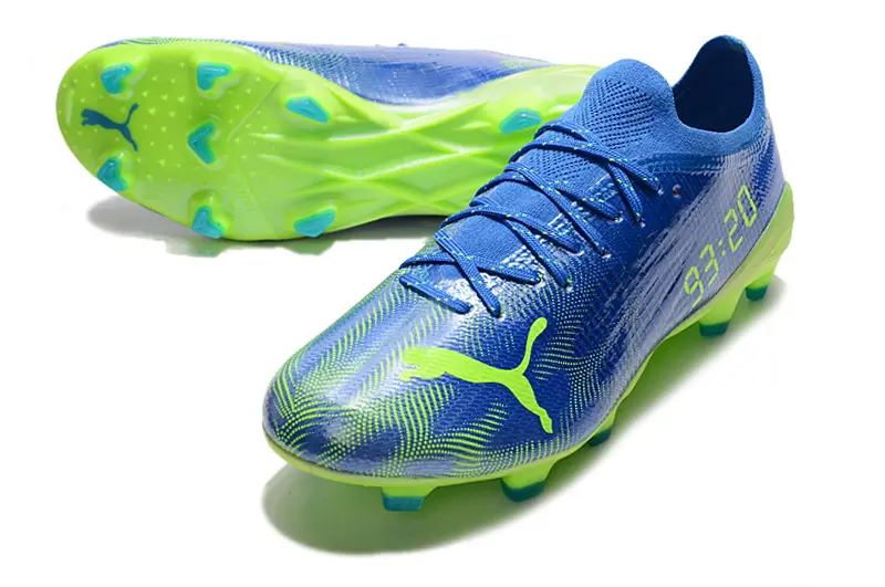Puma Ultra 1.3 FG - Blue/Electric Green/Neon Blue