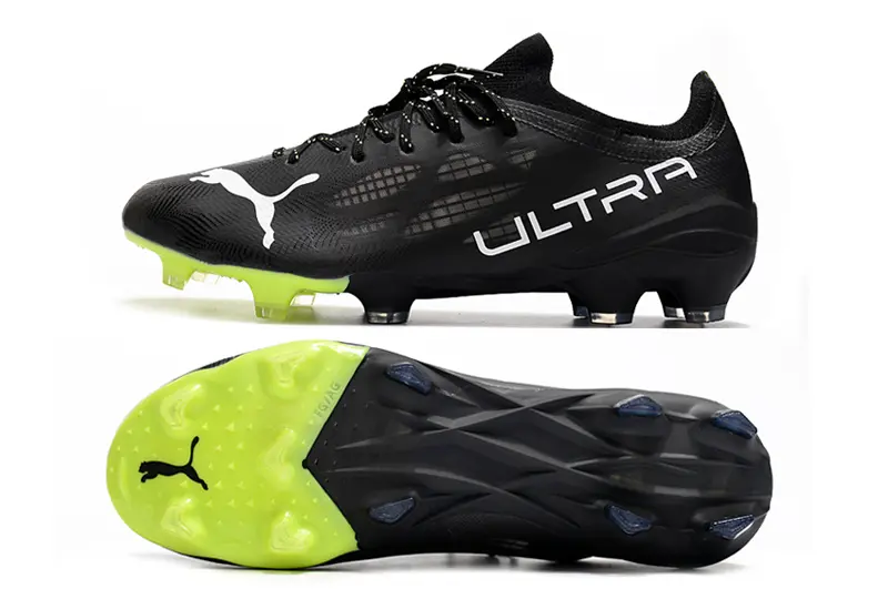 Puma Ultra 1.3 FG - Black/Electric Green/White