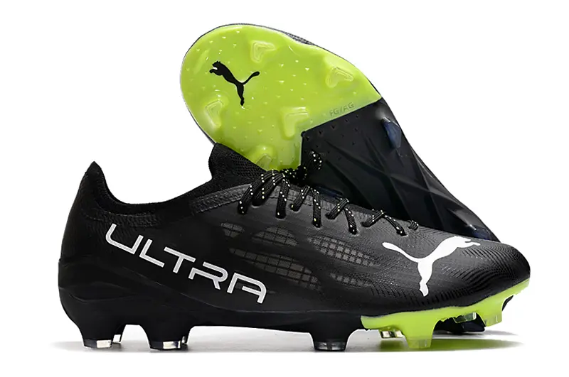 Puma Ultra 1.3 FG - Black/Electric Green/White