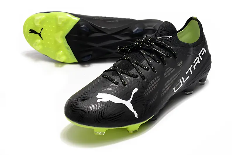 Puma Ultra 1.3 FG - Black/Electric Green/White