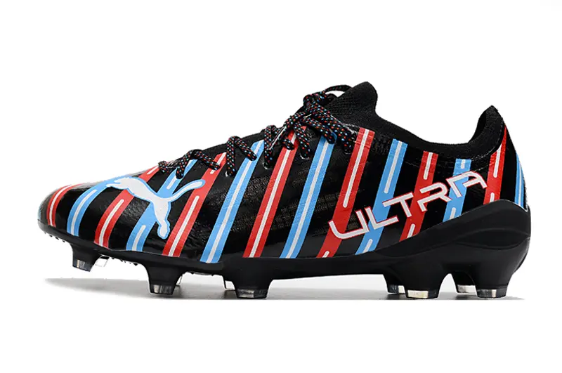 Puma Ultra 1.3 FG - Black/Bright Red/Light Blue