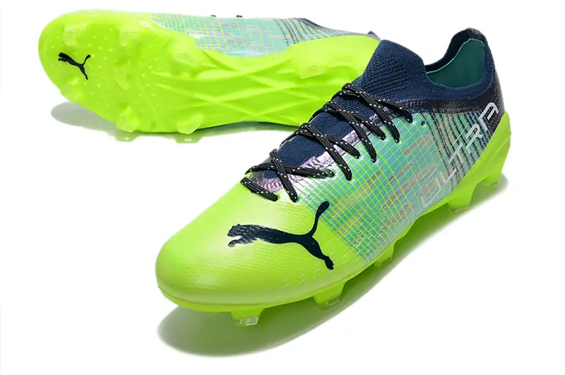 Puma Ultra 1.3 FG - Yellow/Lime Green/Deep Blue