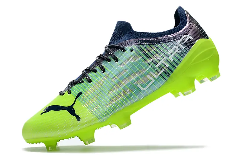 Puma Ultra 1.3 FG - Yellow/Lime Green/Deep Blue