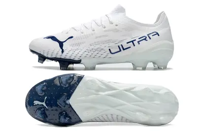 Puma Ultra 1.3 FG - White/Navy Blue/Sky Blue