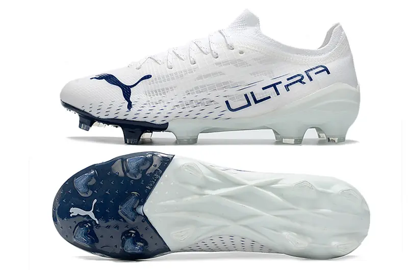 Puma Ultra 1.3 FG - White/Navy Blue/Sky Blue