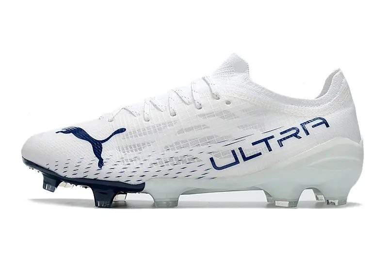 Puma Ultra 1.3 FG - White/Navy Blue/Sky Blue