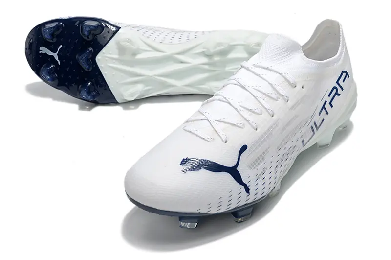 Puma Ultra 1.3 FG - White/Navy Blue/Sky Blue