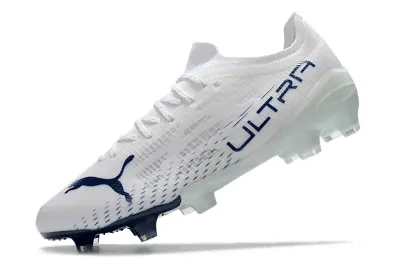 Puma Ultra 1.3 FG - White/Navy Blue/Sky Blue