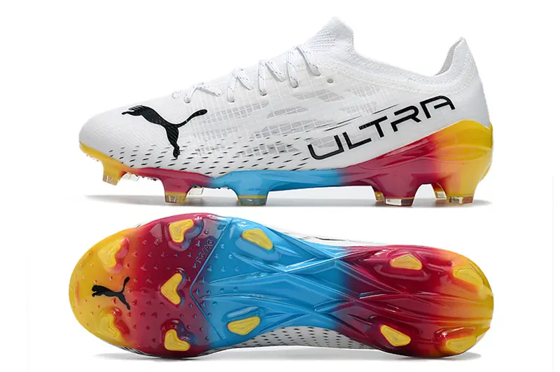 Puma Ultra 1.3 FG - White/Sunset Orange/Ocean Blue
