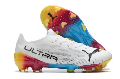 Puma Ultra 1.3 FG - White/Sunset Orange/Ocean Blue