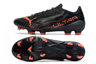 Puma Ultra 1.3 FG - Black/Fierce Red/Obsidian Black
