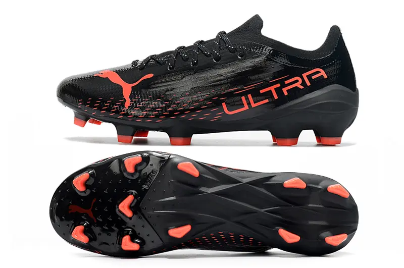 Puma Ultra 1.3 FG - Black/Fierce Red/Obsidian Black