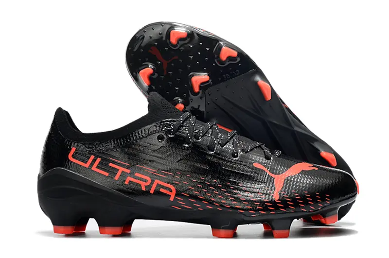 Puma Ultra 1.3 FG - Black/Fierce Red/Obsidian Black