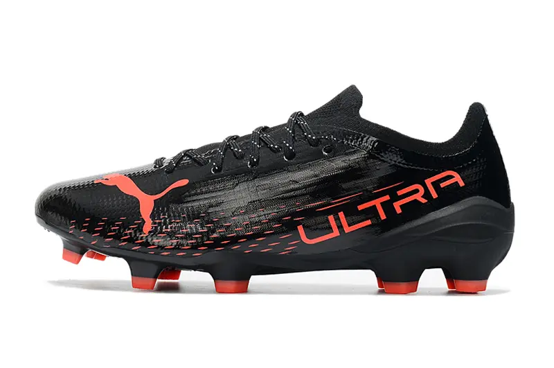 Puma Ultra 1.3 FG - Black/Fierce Red/Obsidian Black