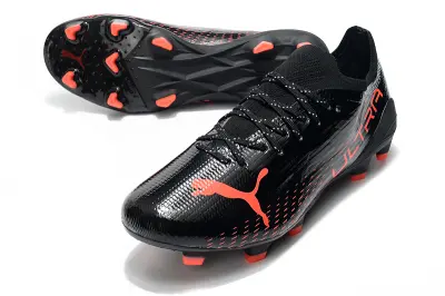 Puma Ultra 1.3 FG - Black/Fierce Red/Obsidian Black