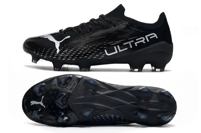 Puma Ultra 1.3 FG - Black/Midnight Black/Silver Shine