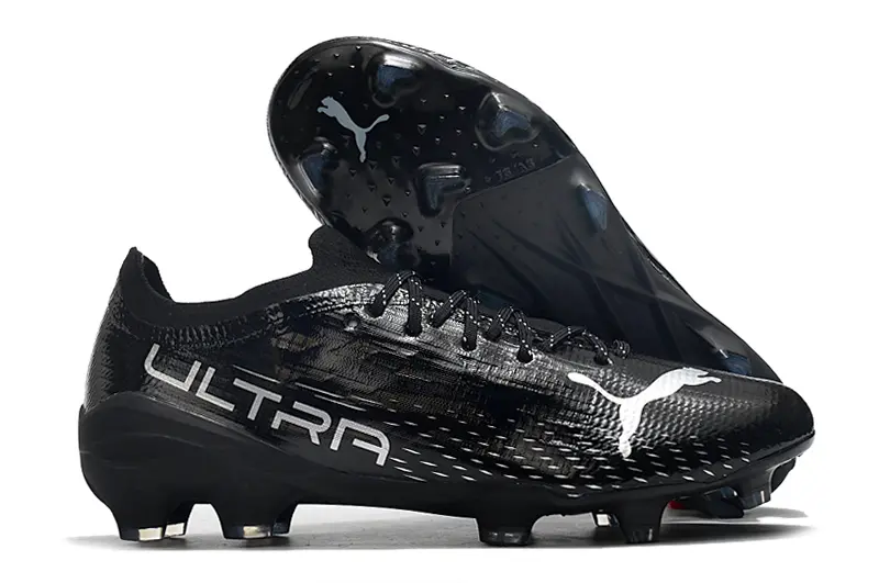 Puma Ultra 1.3 FG - Black/Midnight Black/Silver Shine