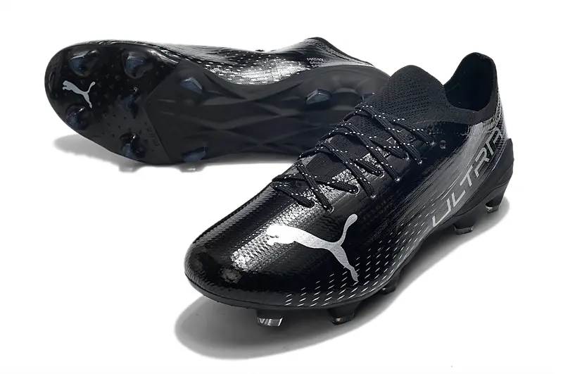 Puma Ultra 1.3 FG - Black/Midnight Black/Silver Shine
