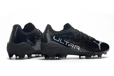 Puma Ultra 1.3 FG - Black/Midnight Black/Silver Shine