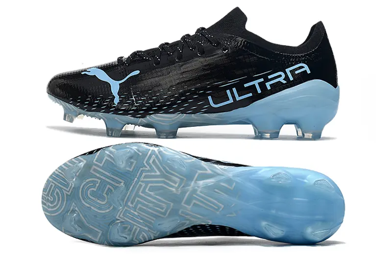 Puma Ultra 1.3 FG - Black/Sky Blue/Graphite Gray